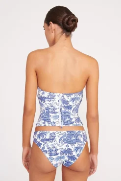 FRANCESCA BIKINI TOP  BLUE TOILE