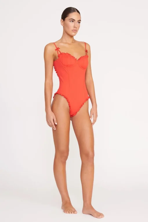 GOSSAMER ONE PIECE  RED ROSE