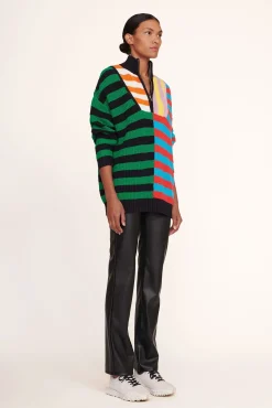 HAMPTON SWEATER  CABANA STRIPE MULTI