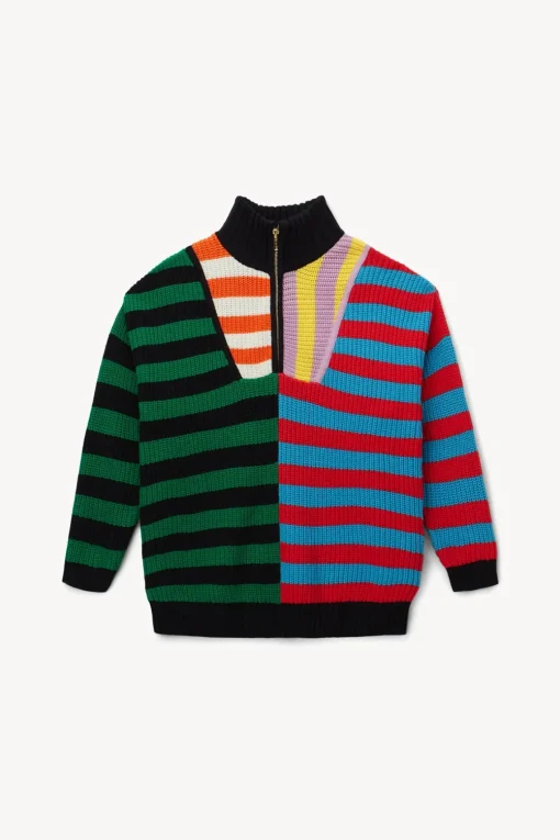 HAMPTON SWEATER  CABANA STRIPE MULTI