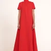 ILANA DRESS  POINSETTIA