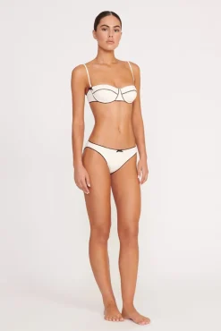 JO BALCONETTE BIKINI TOP  IVORY BLACK