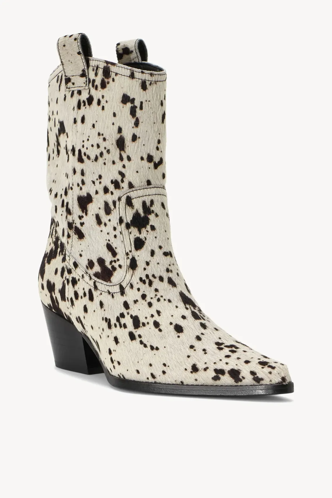 JUNE BOOT BLACK WHITE HAIRCALF