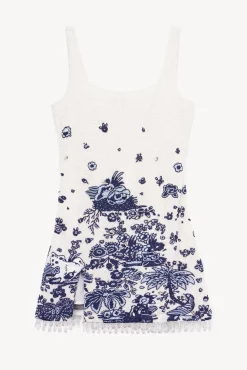 LE SABLE DRESS BLUE TOILE
