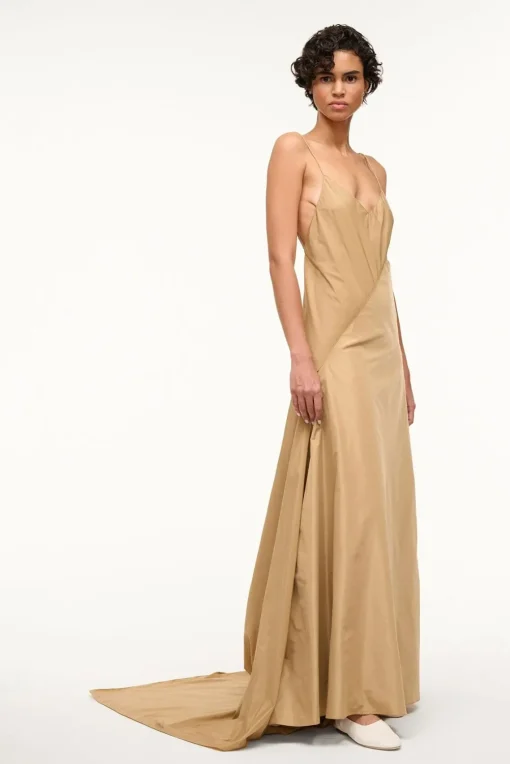 LEONARDO DRESS  FAWN