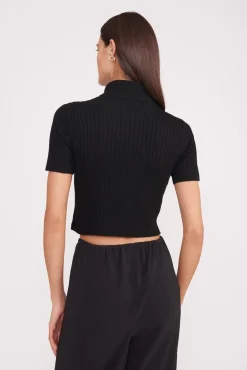 LILOU SWEATER  BLACK