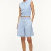 LONG LUISA SHORT  PERIWINKLE