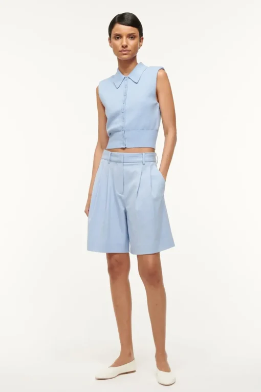 LONG LUISA SHORT  PERIWINKLE