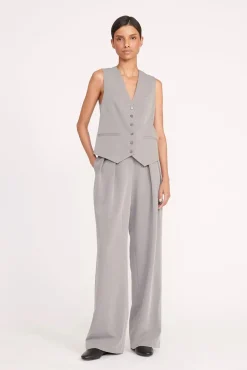 LUISA PANT  HEATHER GREY SUITING
