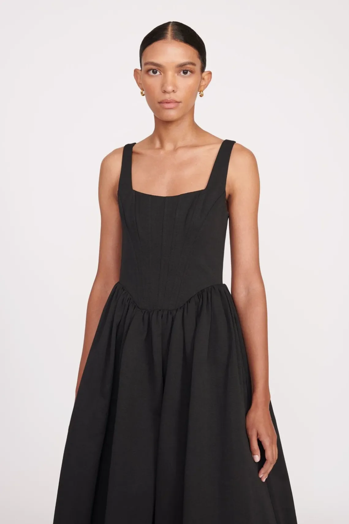 MAXI LANDSCAPE DRESS BLACK