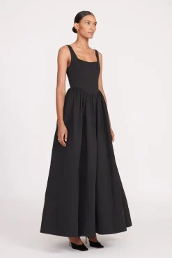 MAXI LANDSCAPE DRESS BLACK