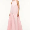MAXI MARLOWE DRESS  PEARL PINK