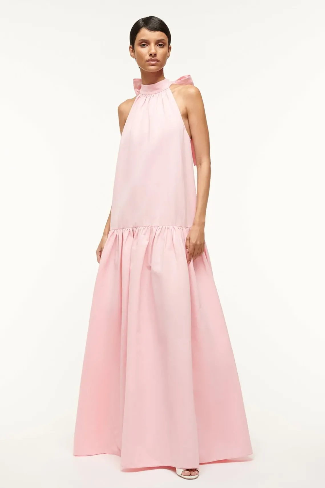 MAXI MARLOWE DRESS PEARL PINK