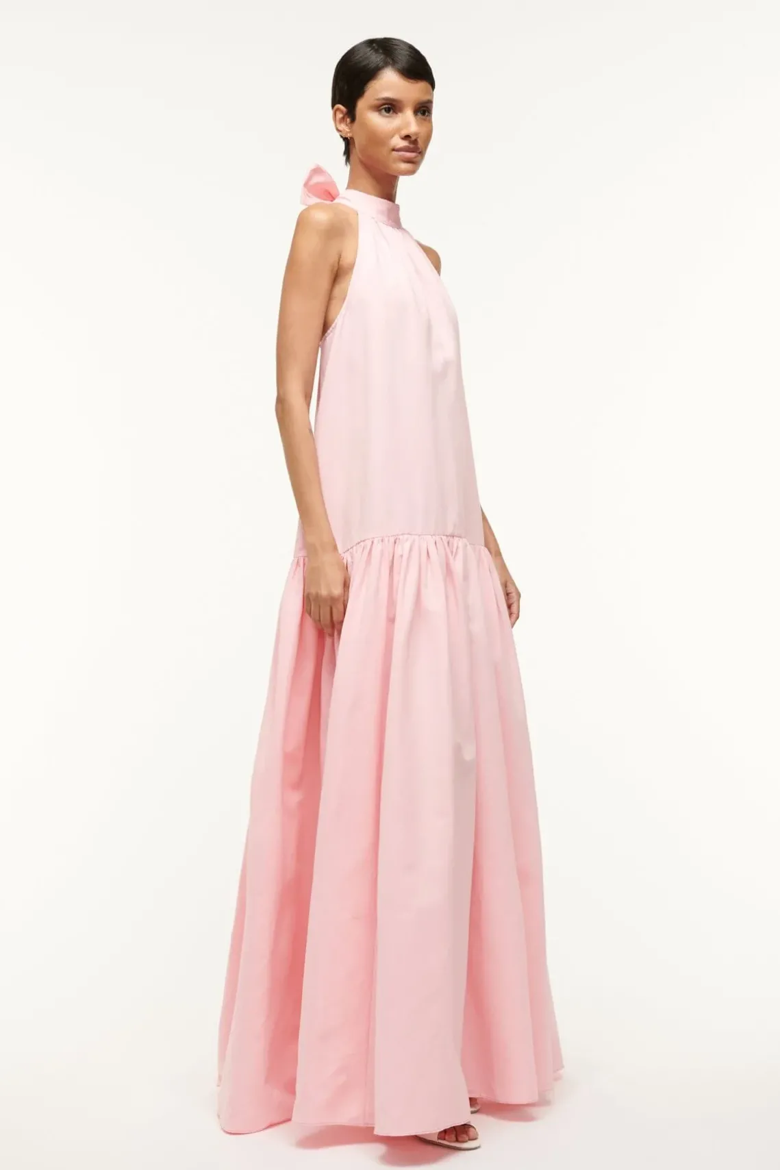 MAXI MARLOWE DRESS PEARL PINK