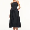 MIDI BELLA DRESS  BLACK