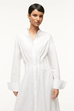 MIDI LORENZA DRESS  WHITE