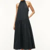 MIDI MARLOWE DRESS  BLACK