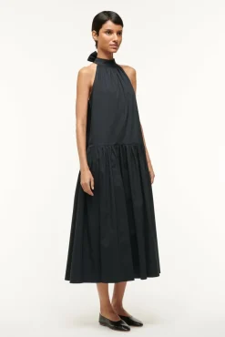 MIDI MARLOWE DRESS  BLACK