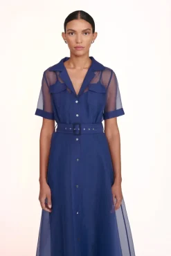 MILLIE DRESS  NAVY ORGANZA