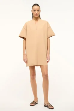 MINI AMIGONI DRESS  FAWN