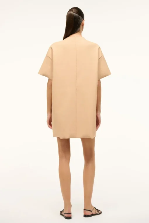 MINI AMIGONI DRESS  FAWN