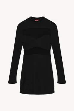 MINI FALCON DRESS BLACK