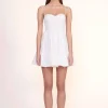 MINI LANDRY DRESS  WHITE
