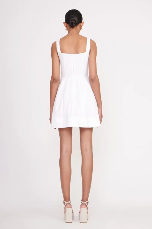 MINI SUTTON DRESS  WHITE