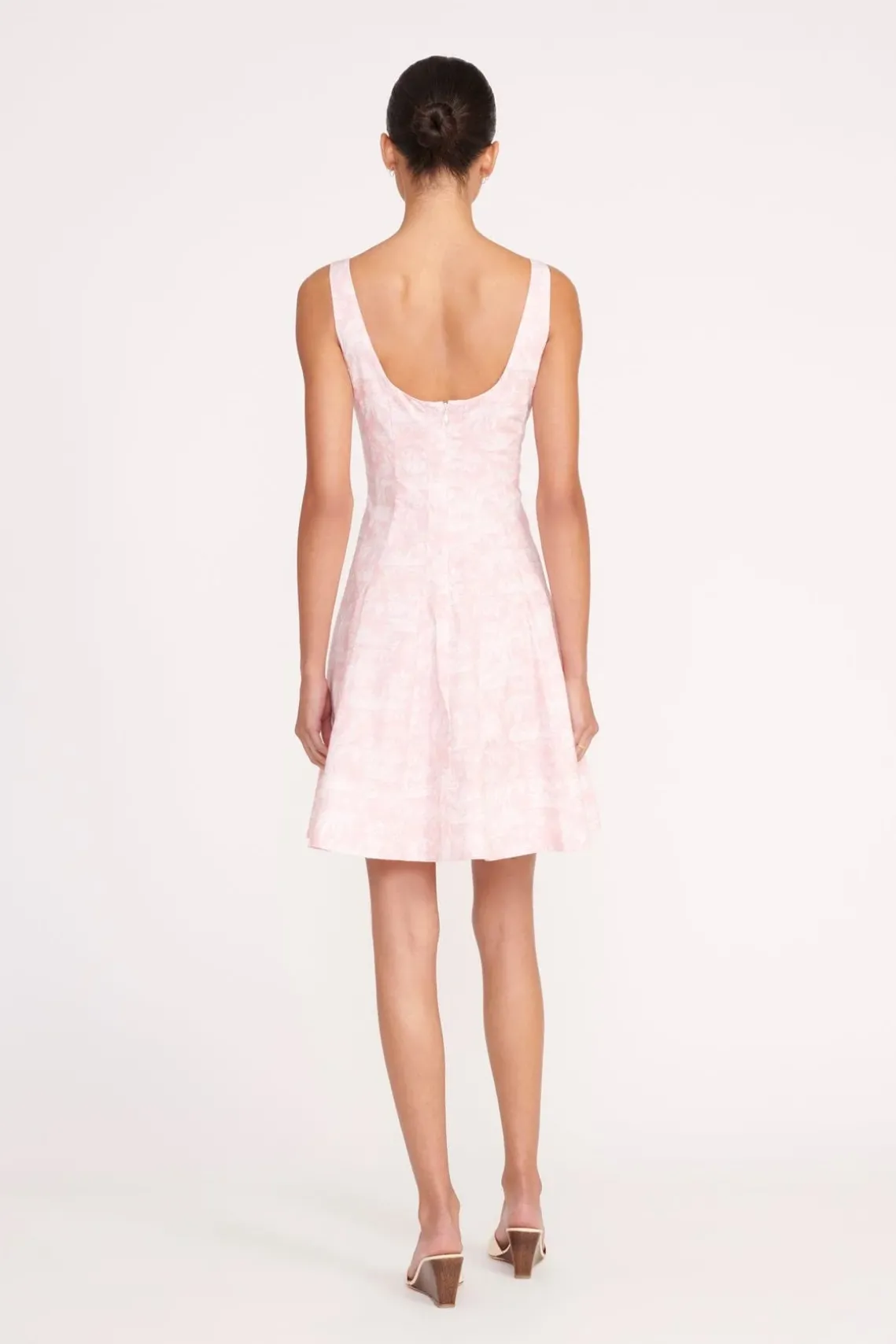 MINI WELLS DRESS CHERRY BLOSSOM IVORY TOILE