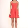 MINI WELLS DRESS  HIBISCUS