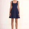 MINI WELLS DRESS  NAVY