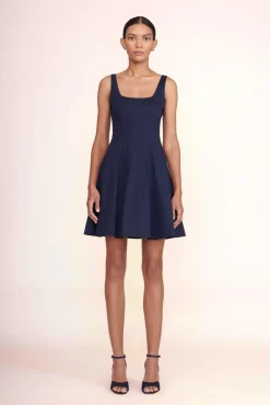 MINI WELLS DRESS NAVY
