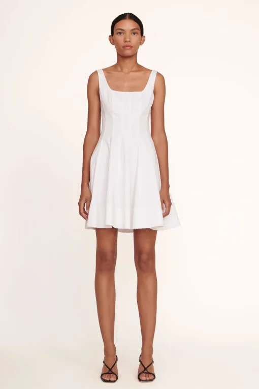 MINI WELLS DRESS  WHITE