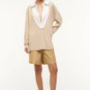 PIETRO SWEATER  CAMEL WHITE