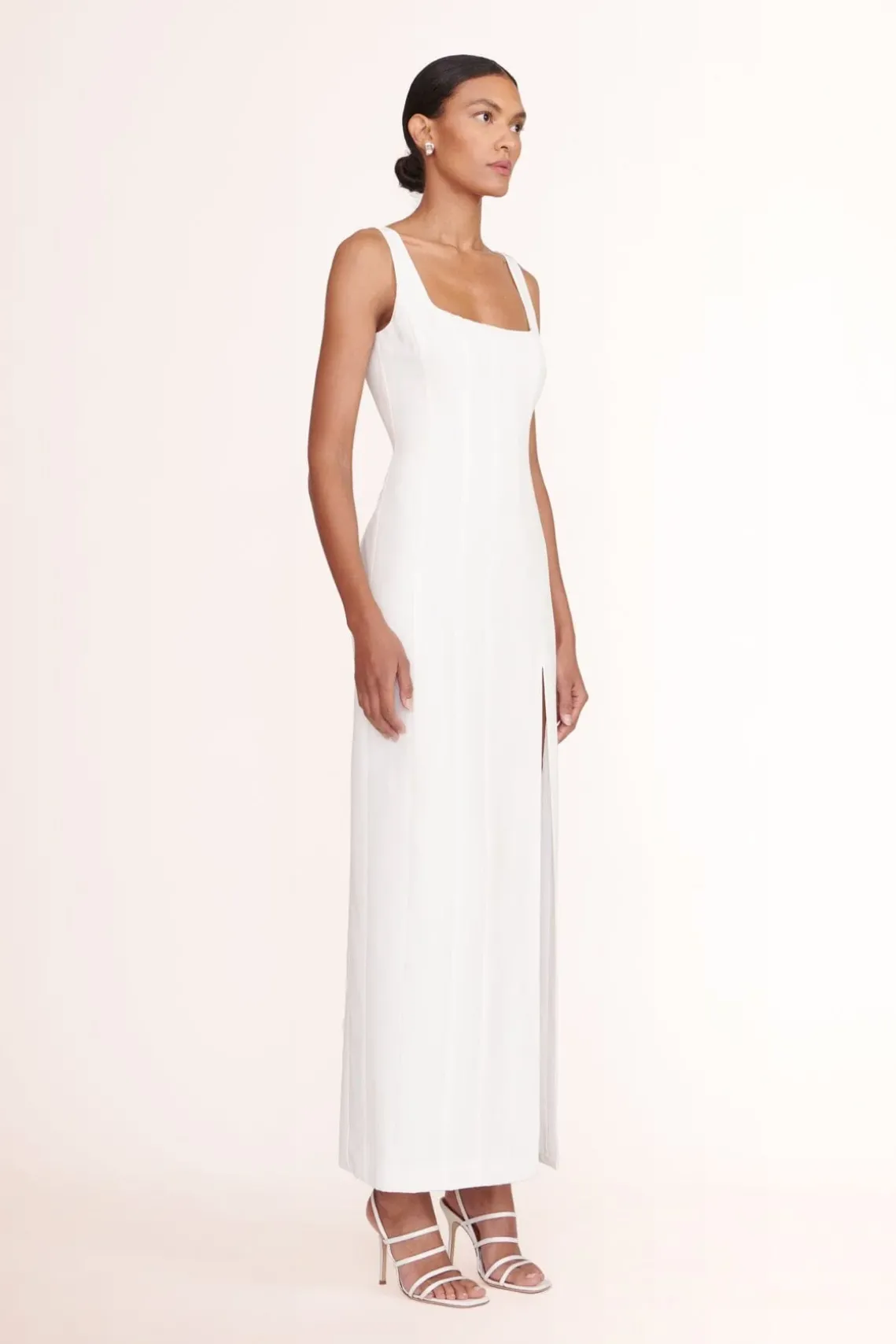 PORTRAIT DRESS WHITE