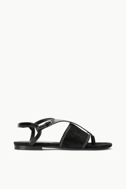 PURA VIDA FLAT SANDAL  BLACK