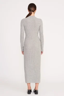 RAMONA DRESS  HEATHER GREY