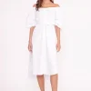 REESE DRESS  WHITE