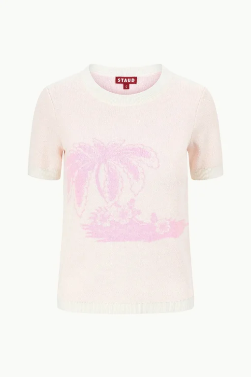 REYNA SWEATER  IVORY CHERRY BLOSSOM TOILE