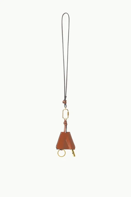 SAFETY WHISTLE KEY FOB  TAN