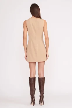 SHEILA DRESS  CAMEL