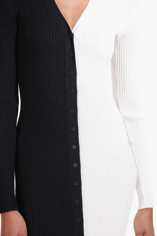 SHOKO SWEATER  BLACK WHITE