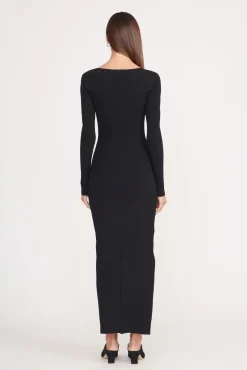 SILHOUETTE DRESS BLACK