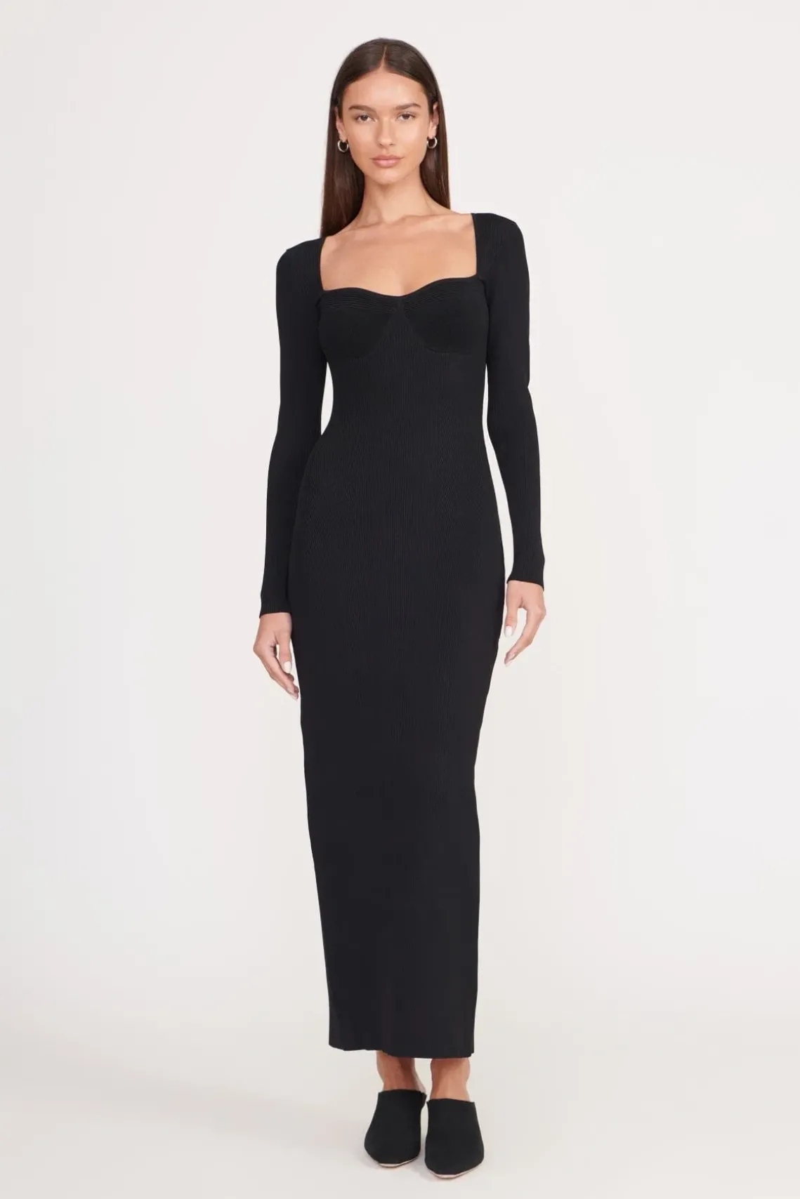 SILHOUETTE DRESS BLACK