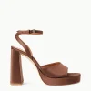SOLANGE PLATFORM  CLOVE SATIN