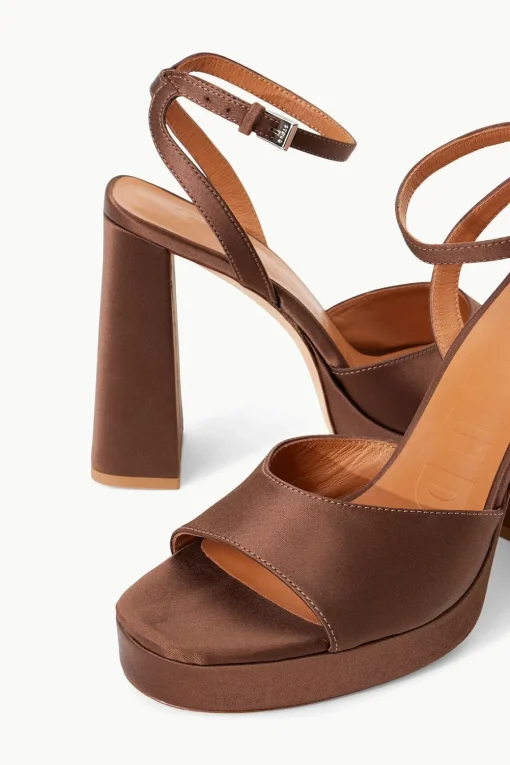 SOLANGE PLATFORM  CLOVE SATIN