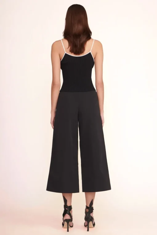 SOLEIL TOP  BLACK WHITE