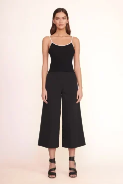 SOLEIL TOP  BLACK WHITE