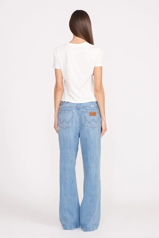 STAUD + WRANGLER THE W TEE  WHITE