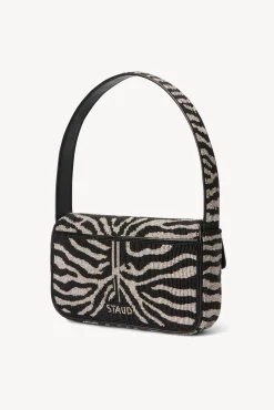 TOMMY BEADED BAG  BLACK WHITE